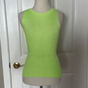 Zara bright yellow/green top